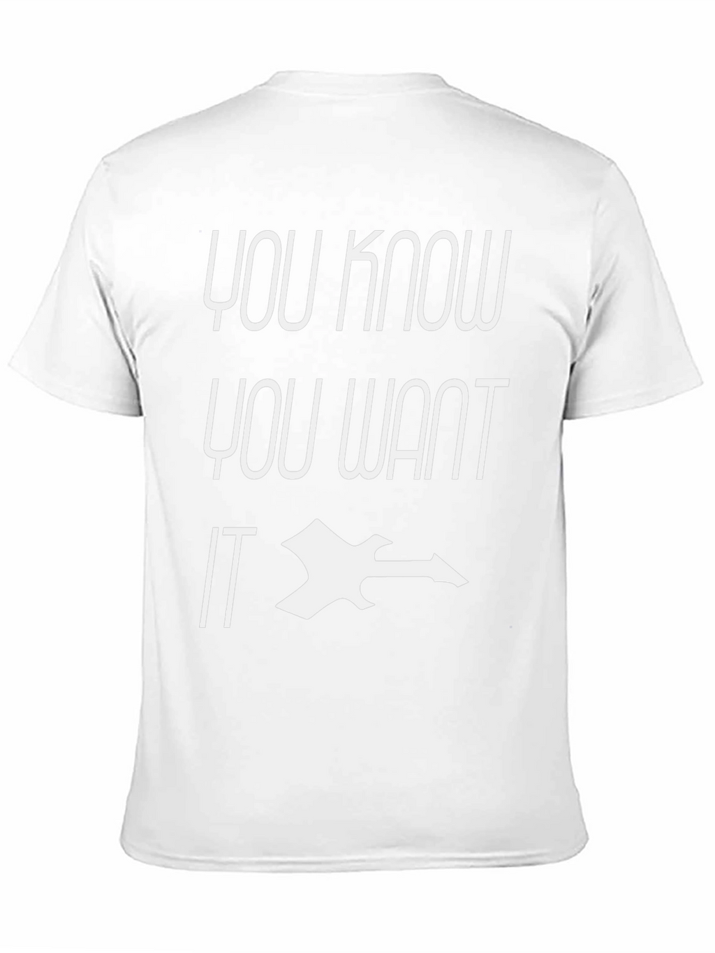 You Know You Want IT Black Graphic Tee