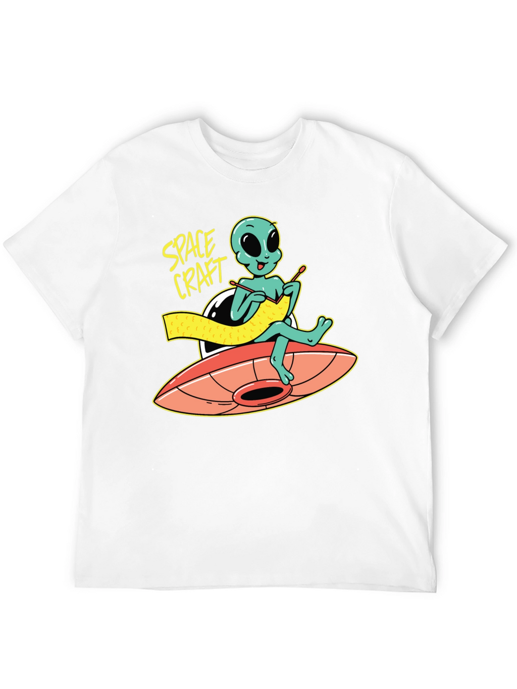 Space Craft Alien Knit T-Shirt