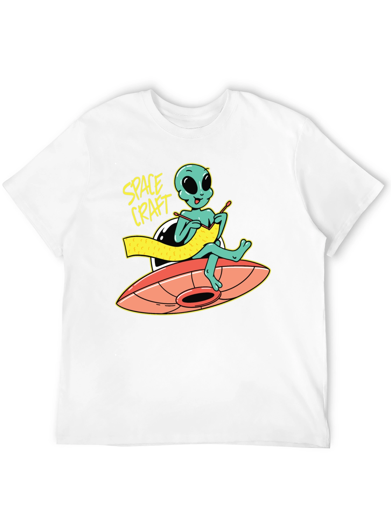 Space Craft Alien Knit T-Shirt