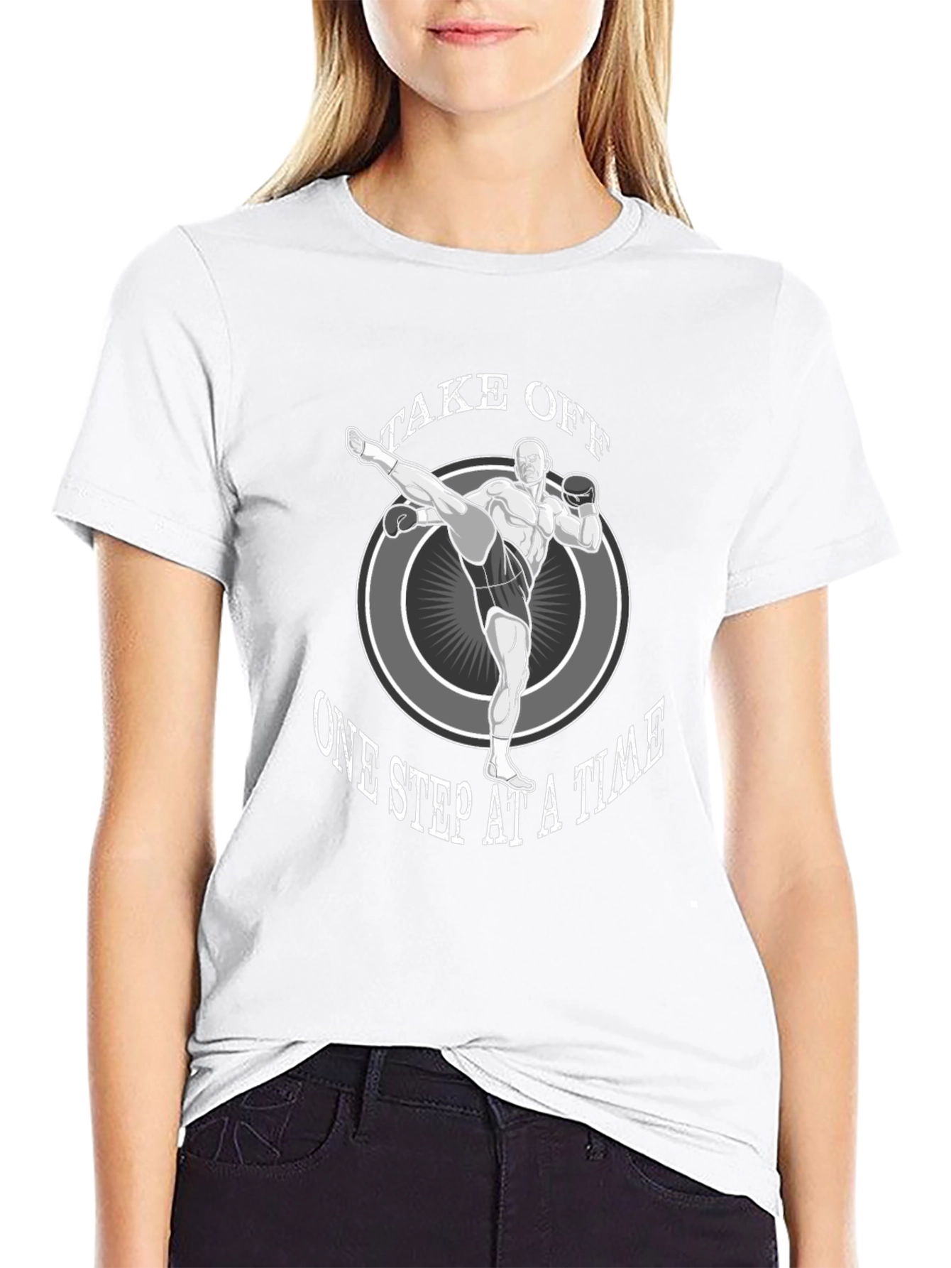 Take Off One Step at a Time Graphic Tee