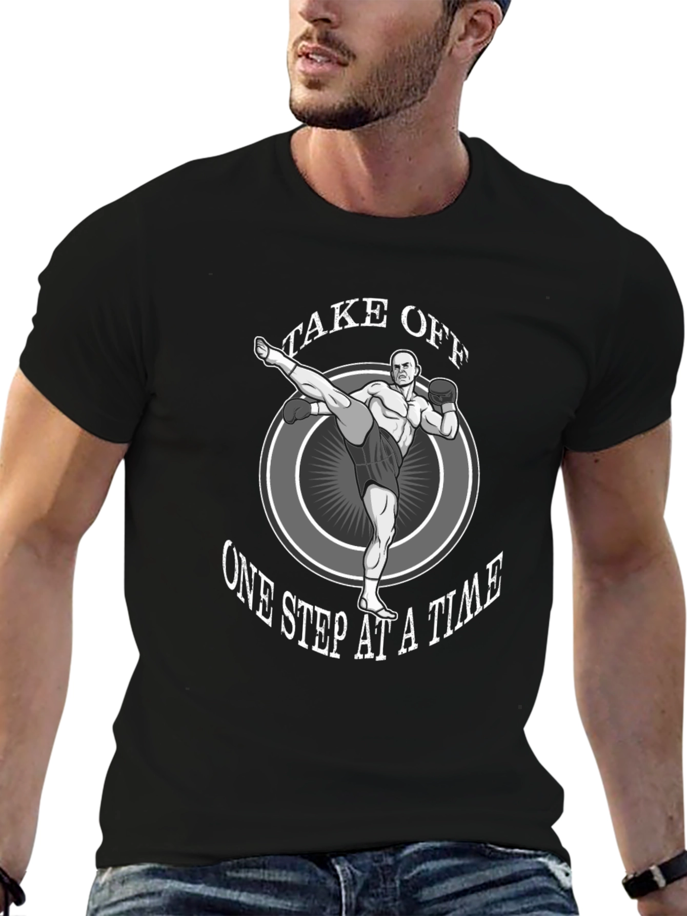 Take Off One Step at a Time Graphic Tee