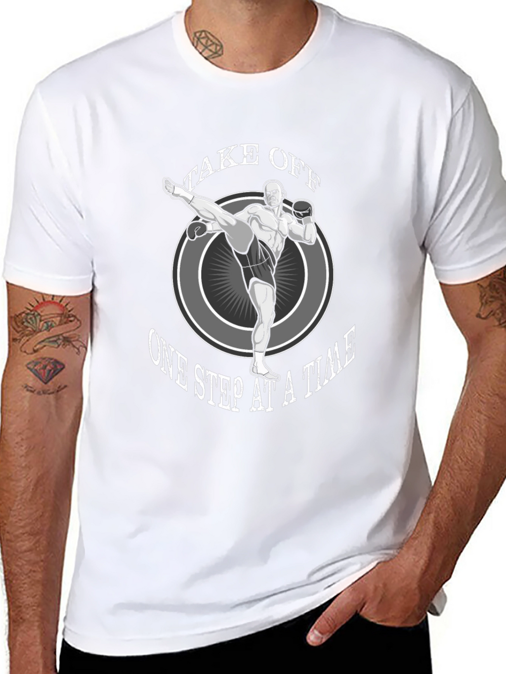 Take Off One Step at a Time Graphic Tee