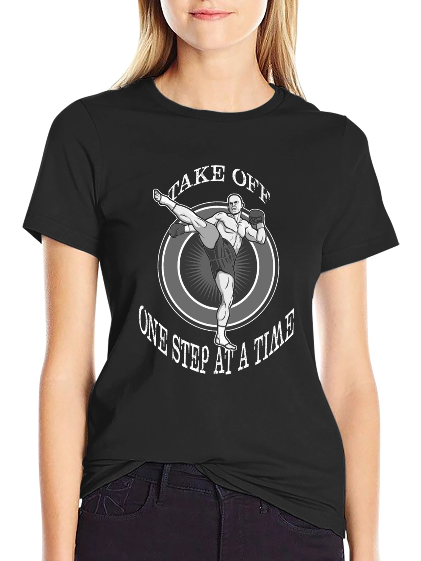 Take Off One Step at a Time Graphic Tee