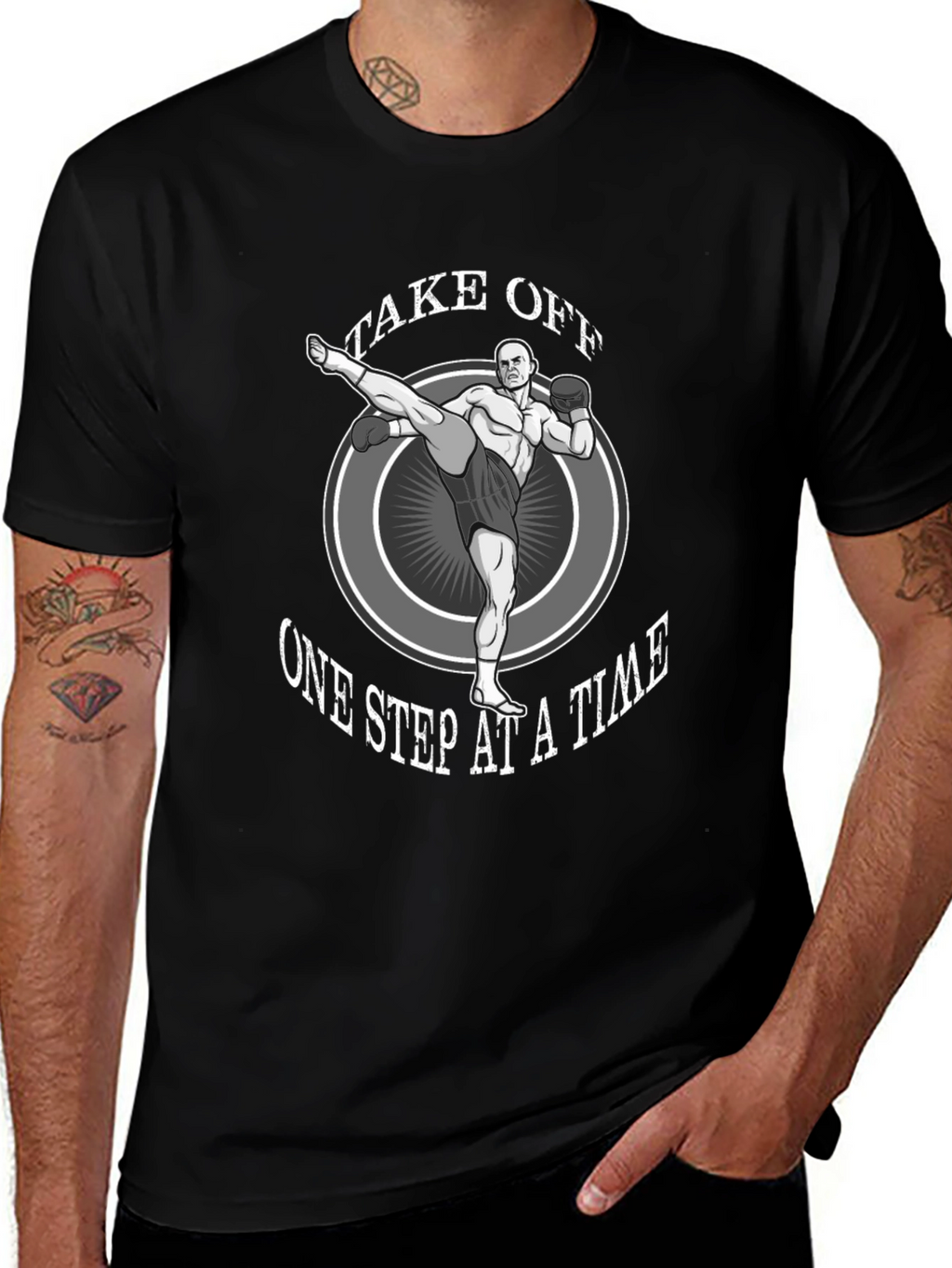 Take Off One Step at a Time Graphic Tee