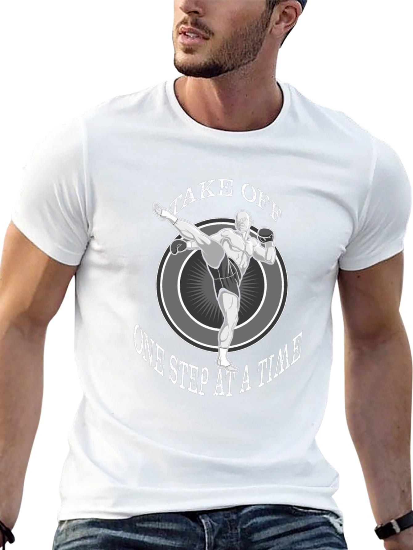 Take Off One Step at a Time Graphic Tee