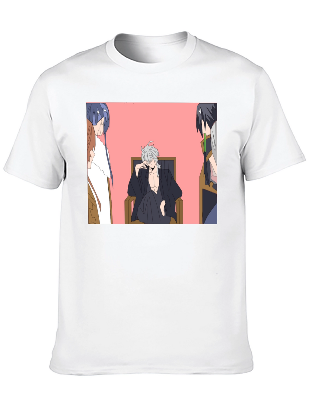 Anime Character Graphic Black T-Shirt