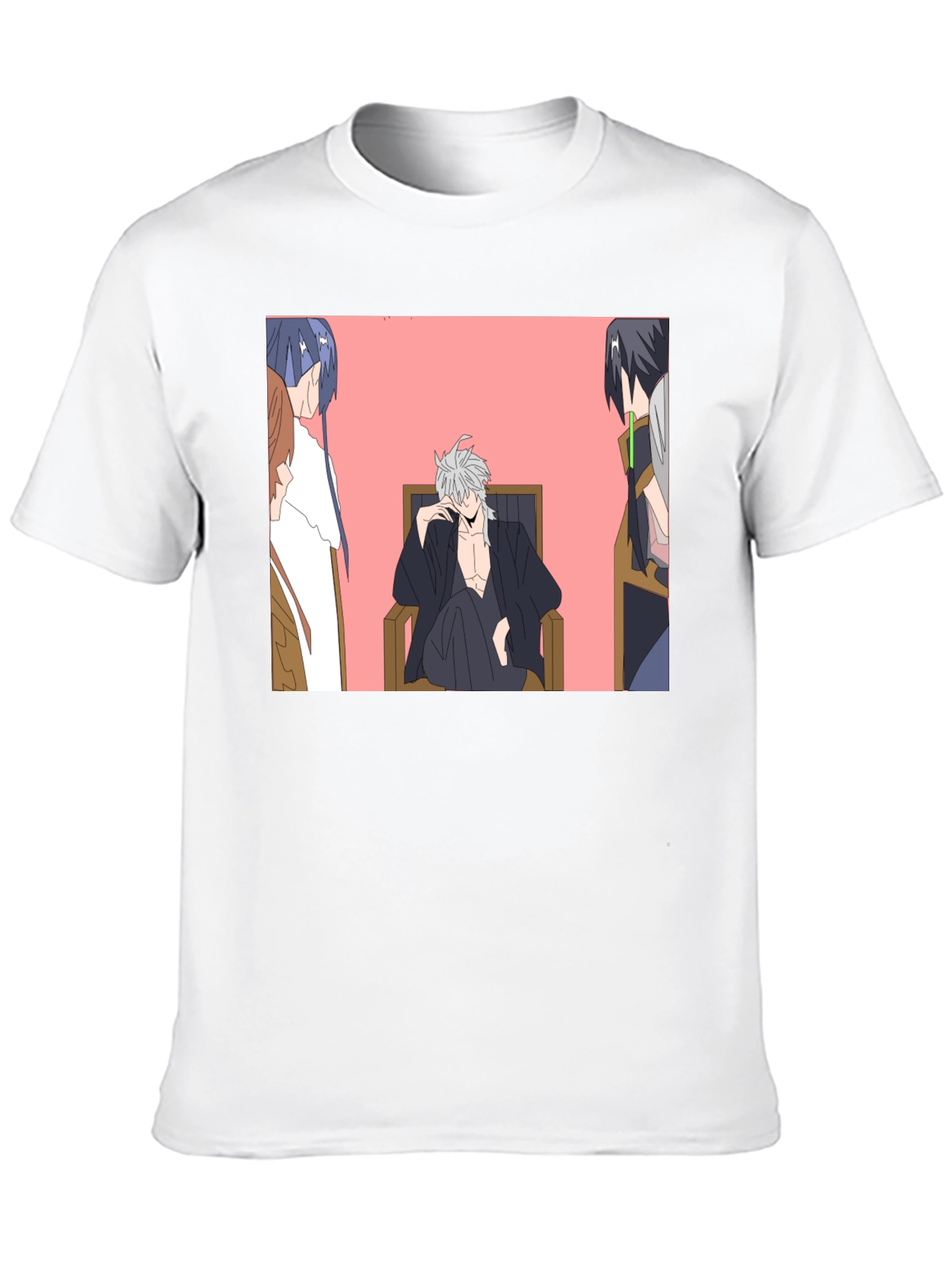Anime Character Graphic Black T-Shirt