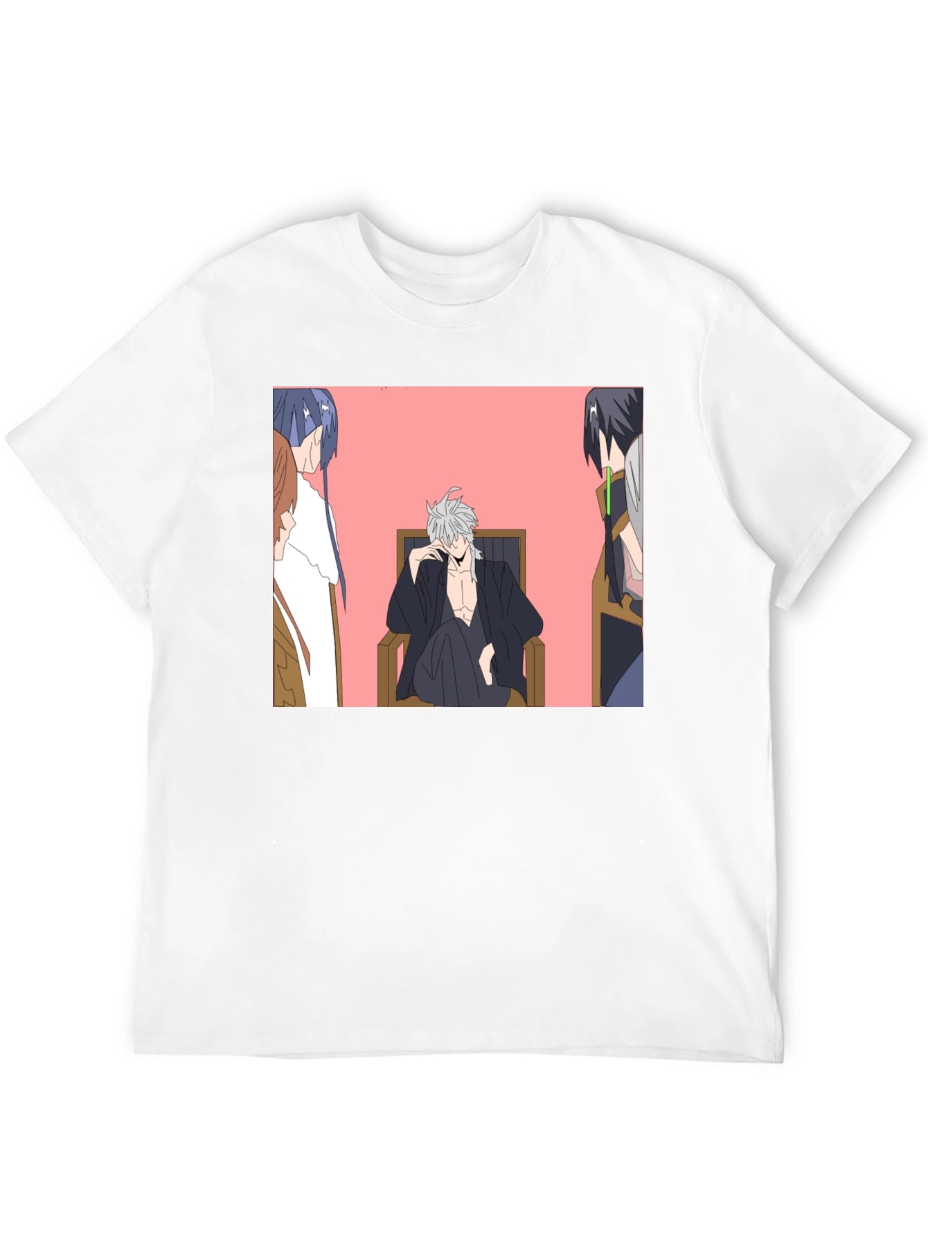 Anime Character Graphic Black T-Shirt