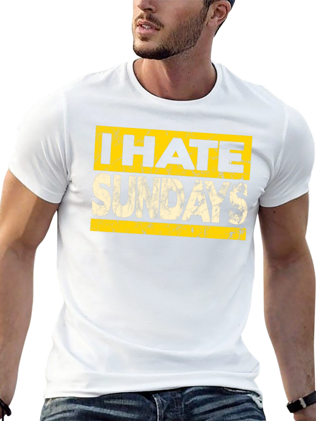 I Hate Sundays Graphic Tee - Soft Cotton Blend