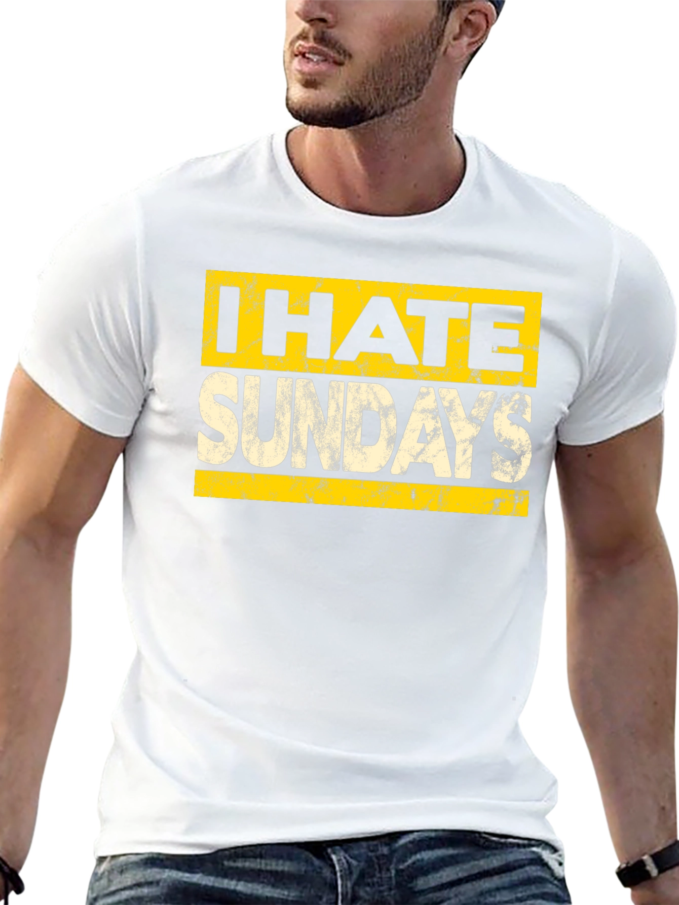 I Hate Sundays Graphic Tee - Soft Cotton Blend