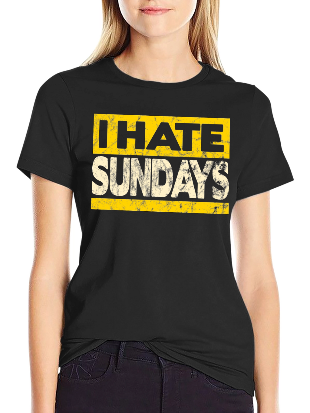 I Hate Sundays Graphic Tee - Soft Cotton Blend