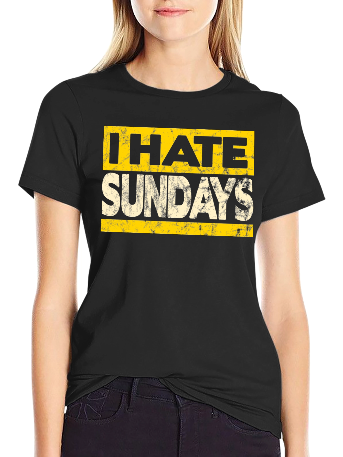 I Hate Sundays Graphic Tee - Soft Cotton Blend