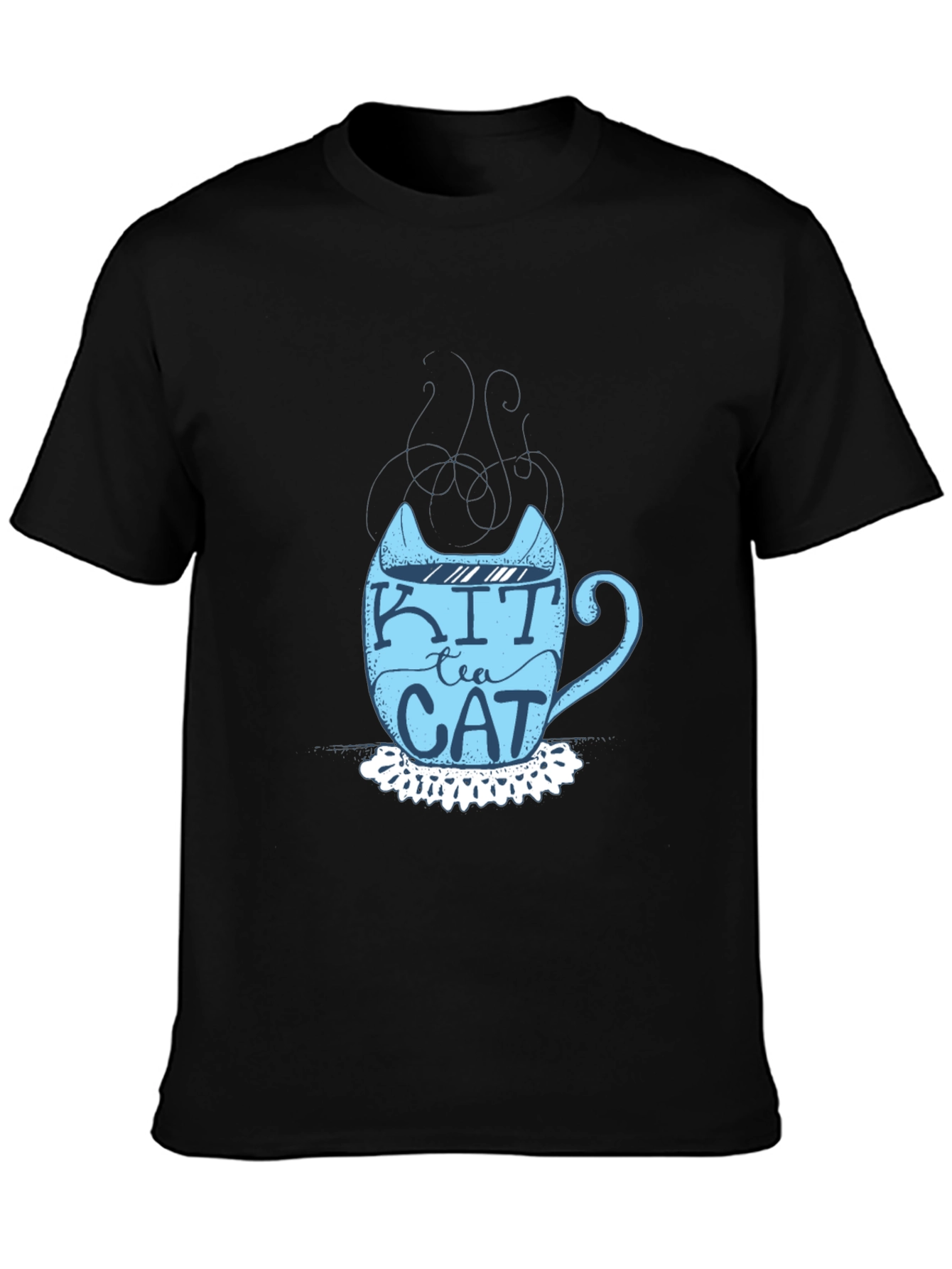 Kit Tea Cat T-Shirt - Fun Cat Lover Tee