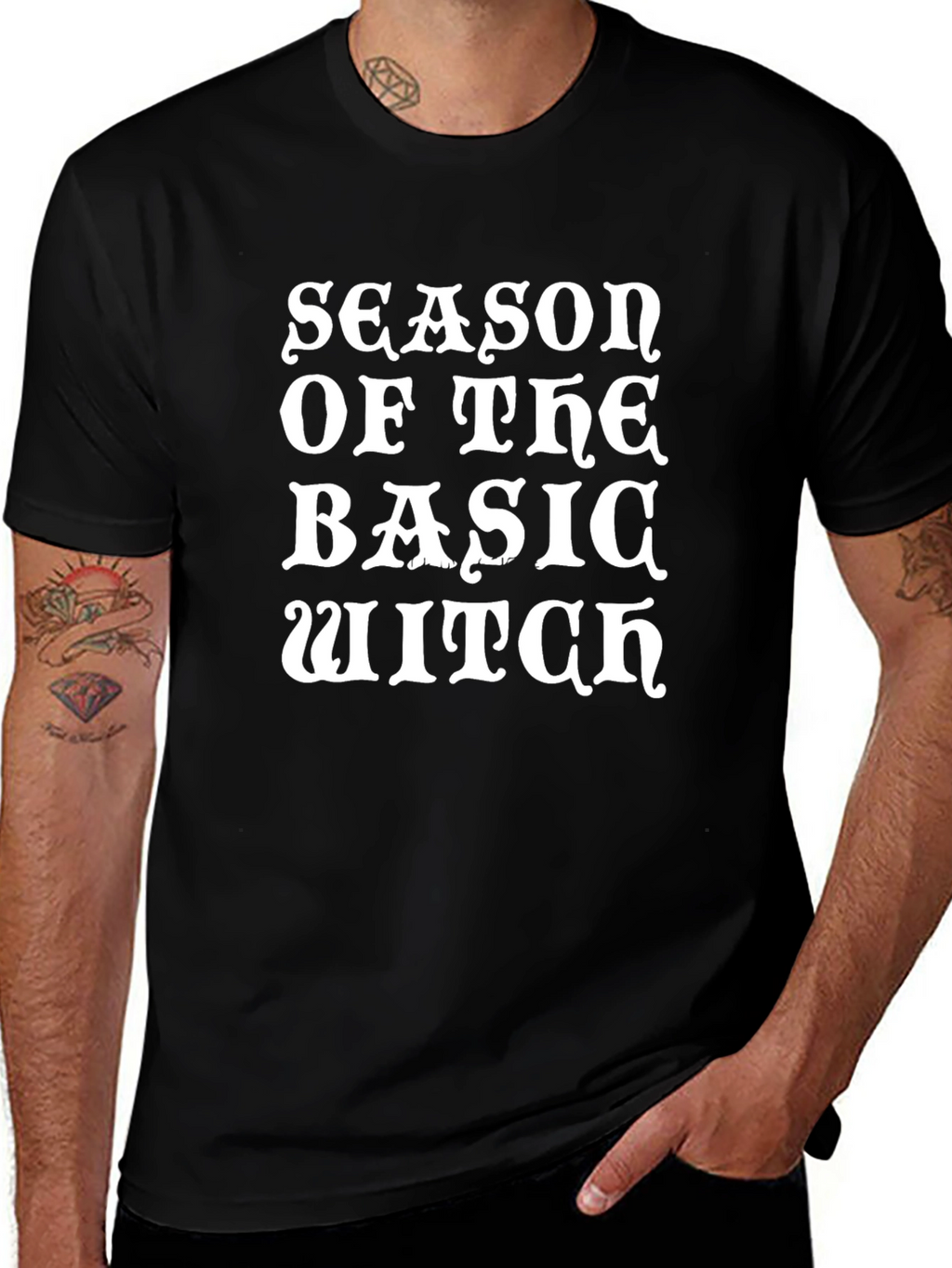Basic Witch Season Black T-Shirt