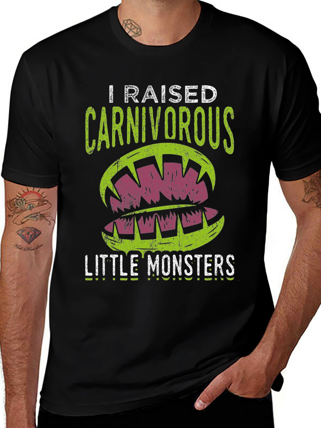 Carnivorous Little Monsters Graphic Tee