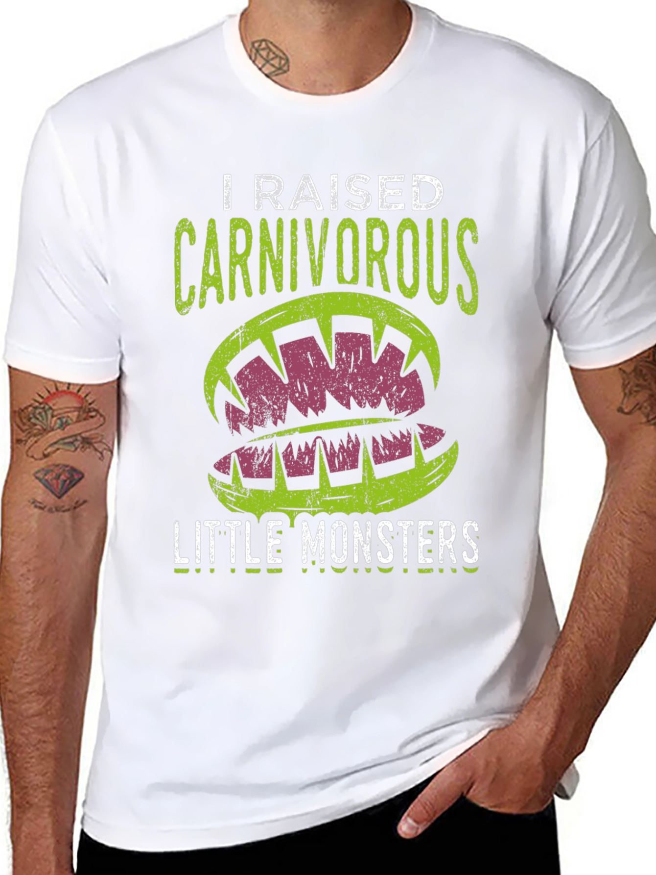 Carnivorous Little Monsters Graphic Tee