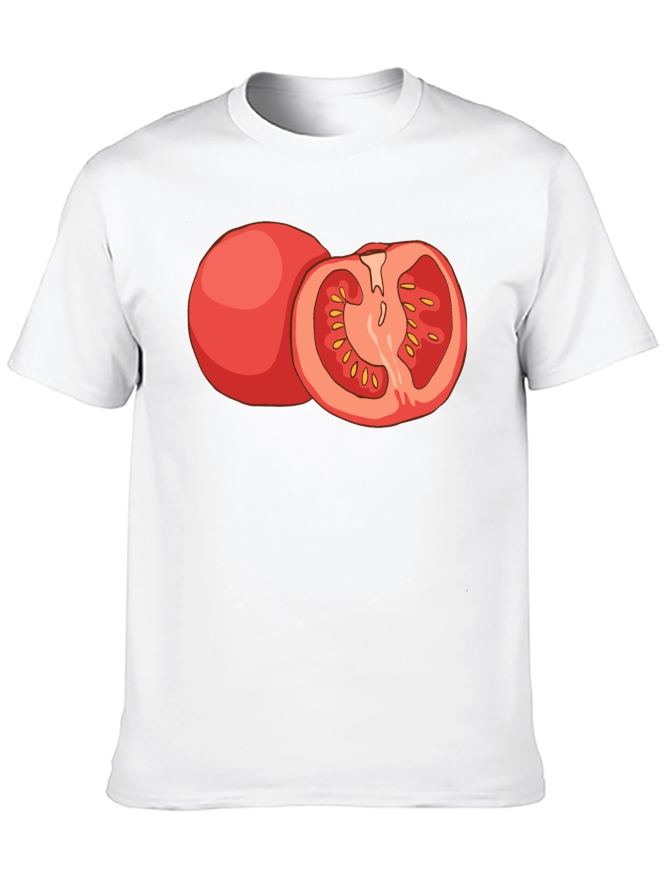 Tomato Graphic Tee - Fresh Foodie Style