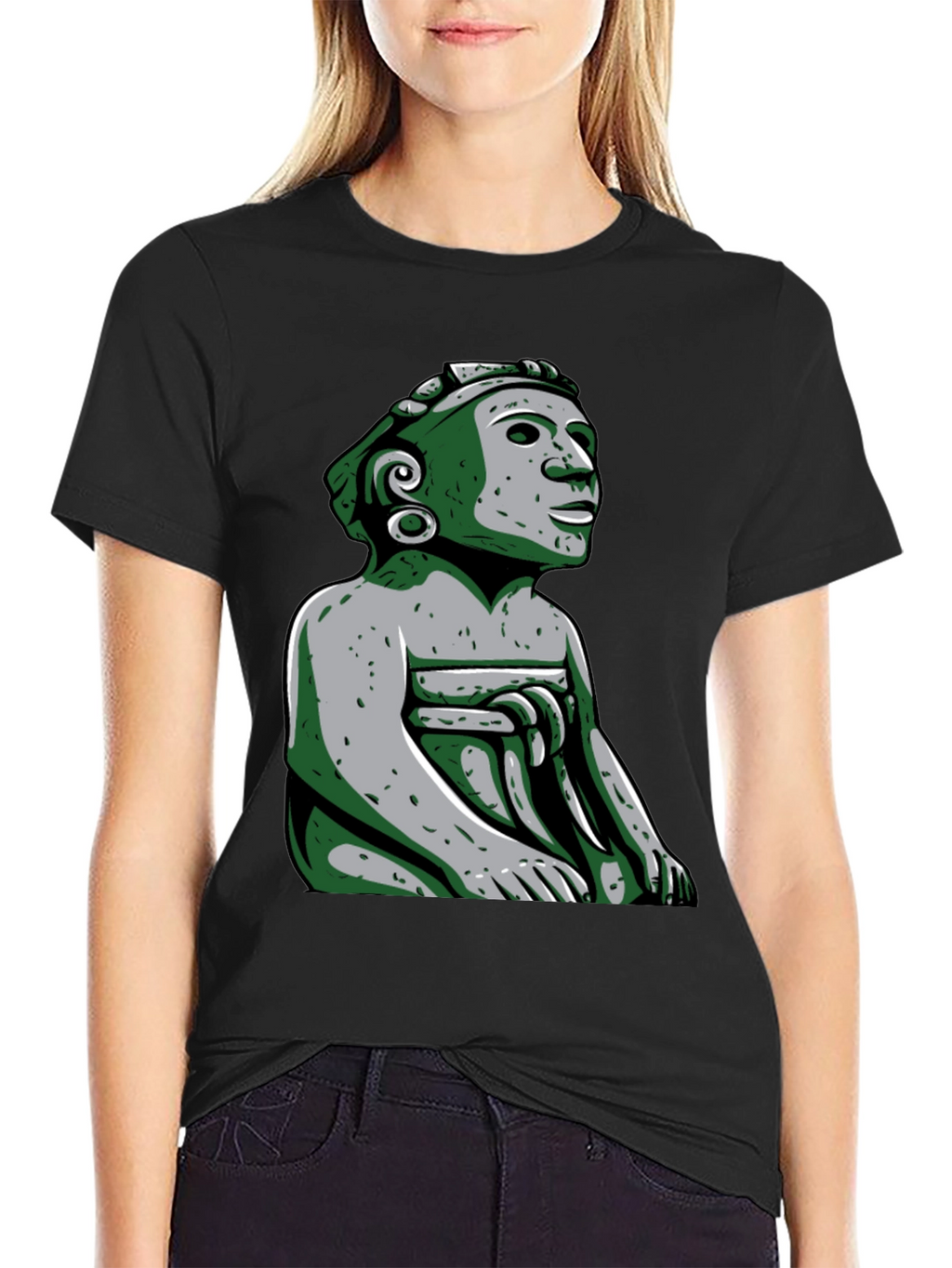 Aztec Warrior Graphic Tee - Unique Design T-Shirt