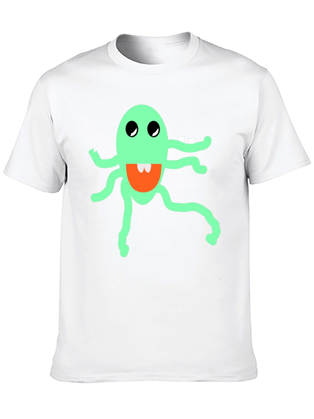 Funky Monster Graphic Tee - Black Cotton Blend