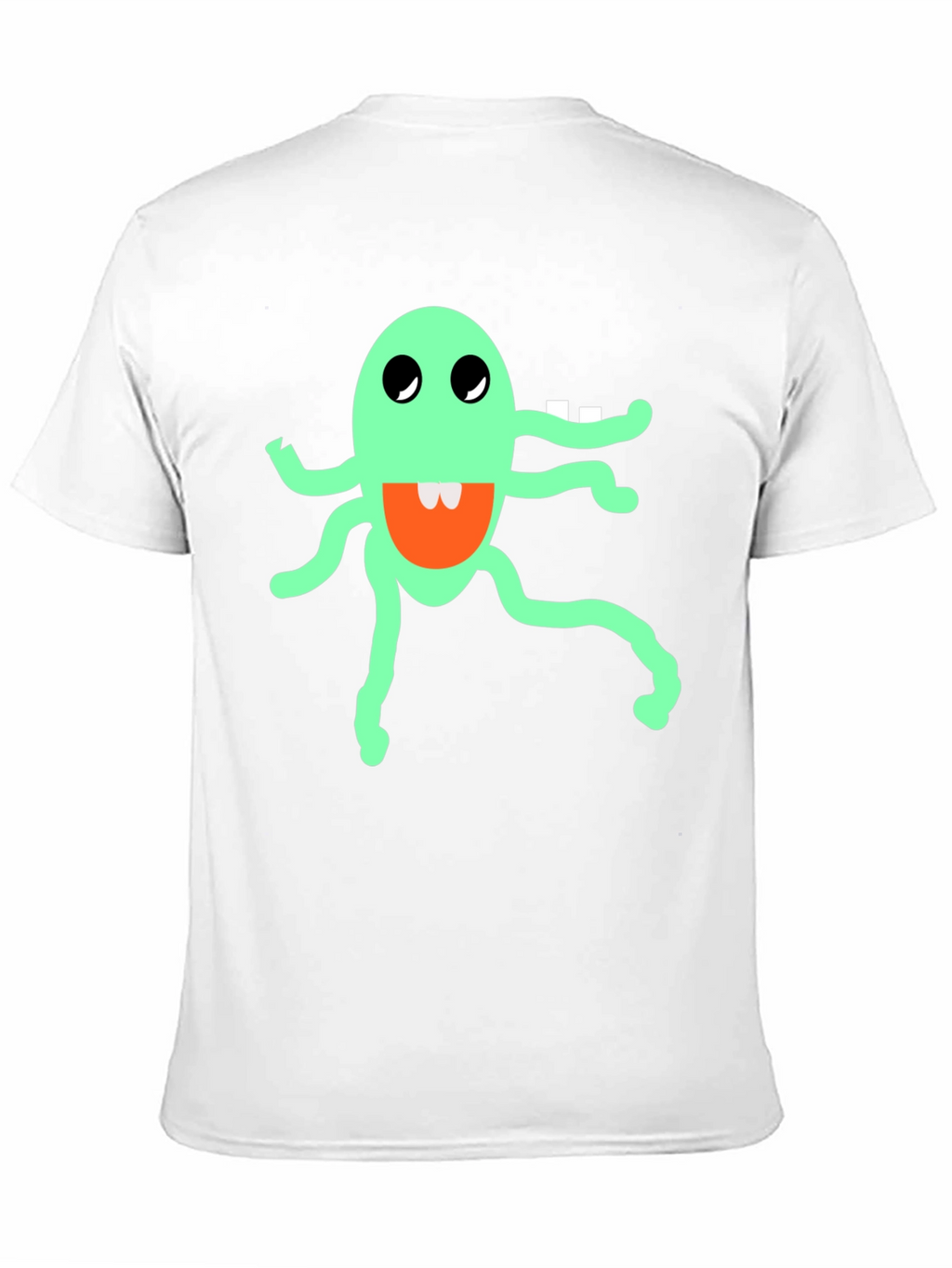 Funky Monster Graphic Tee - Black Cotton Blend