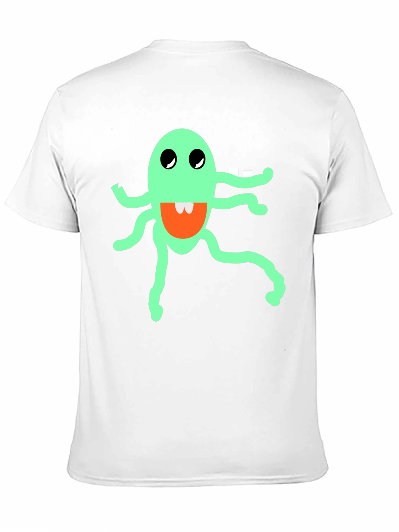 Funky Monster Graphic Tee - Black Cotton Blend