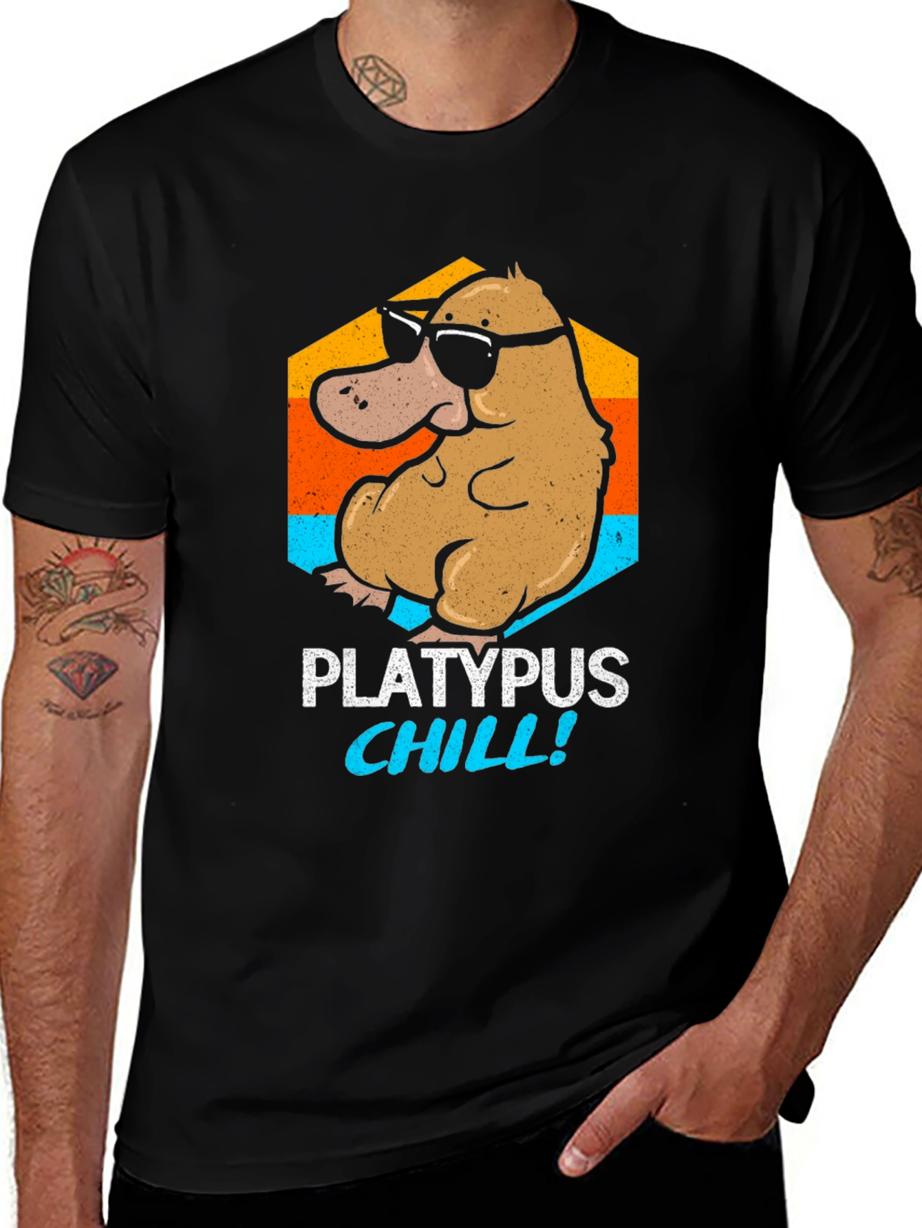 Chill Platypus T-Shirt - Cool & Casual Tee
