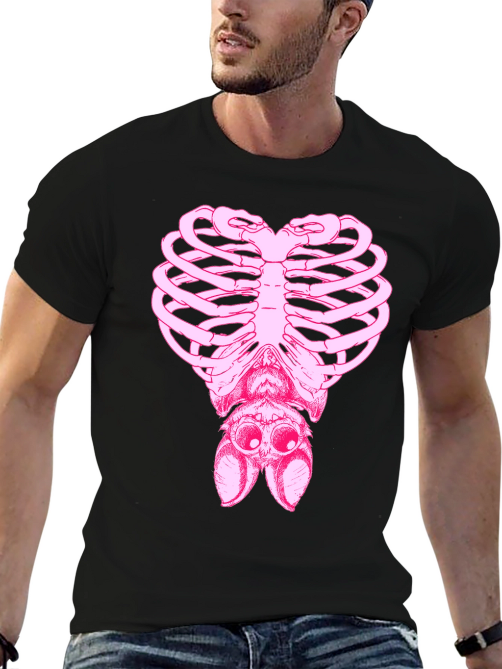 Rib Cage Spider Graphic Tee