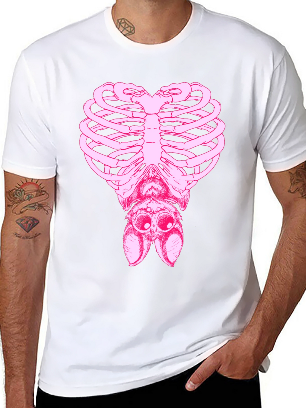 Rib Cage Spider Graphic Tee