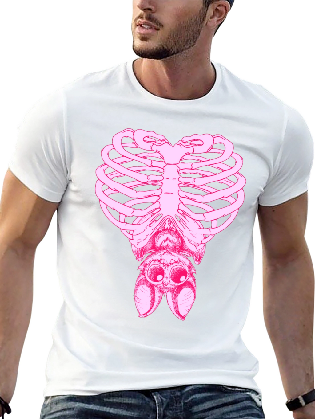 Rib Cage Spider Graphic Tee