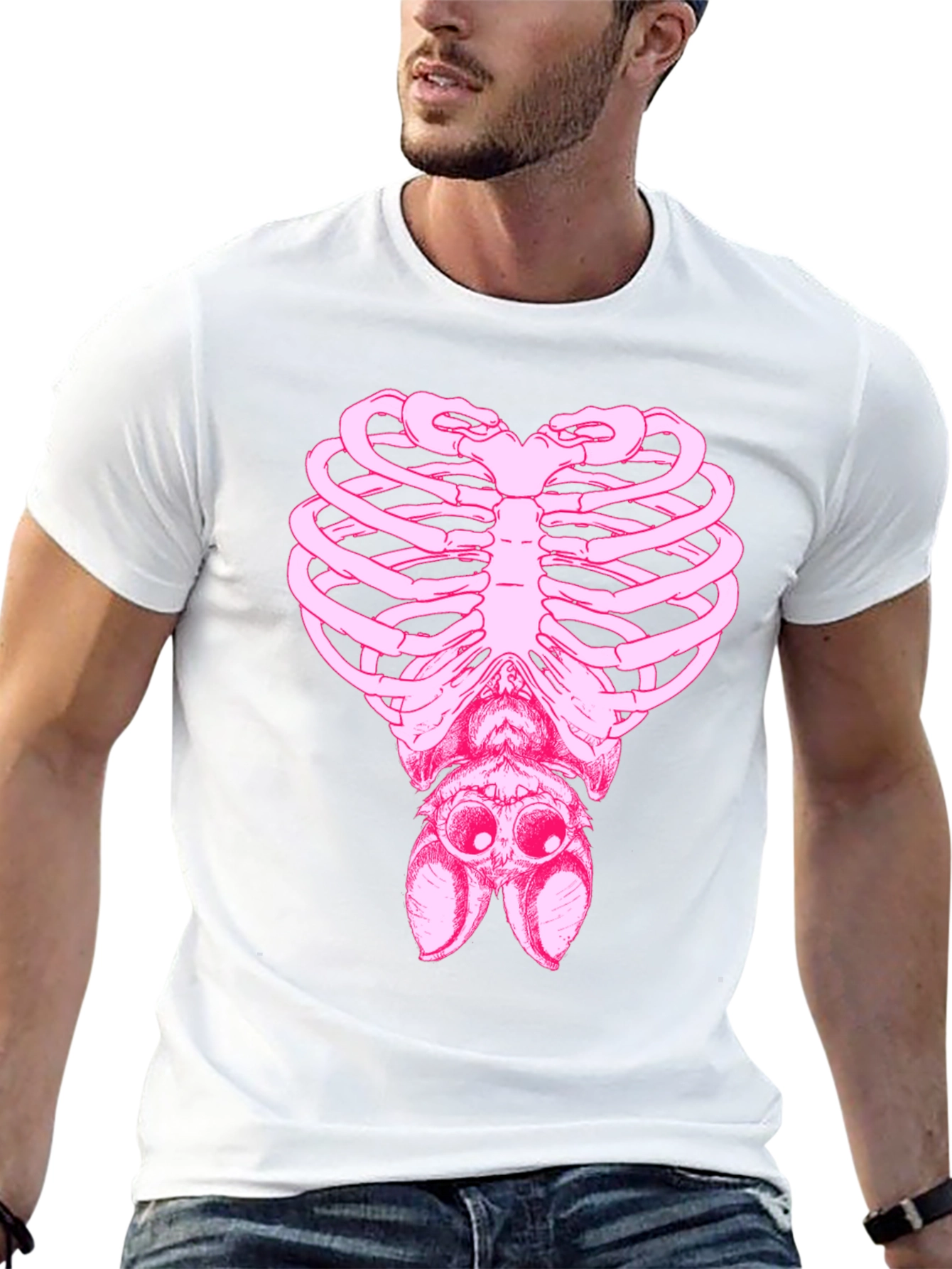 Rib Cage Spider Graphic Tee