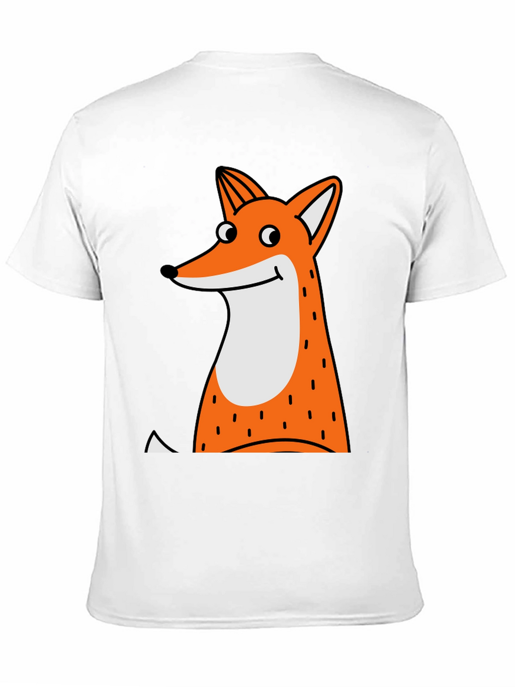 Fun Fox Graphic T-Shirt - Black Cotton Tee