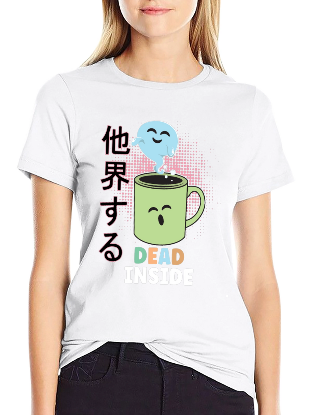 Dead Inside Ghost Coffee Mug T-Shirt