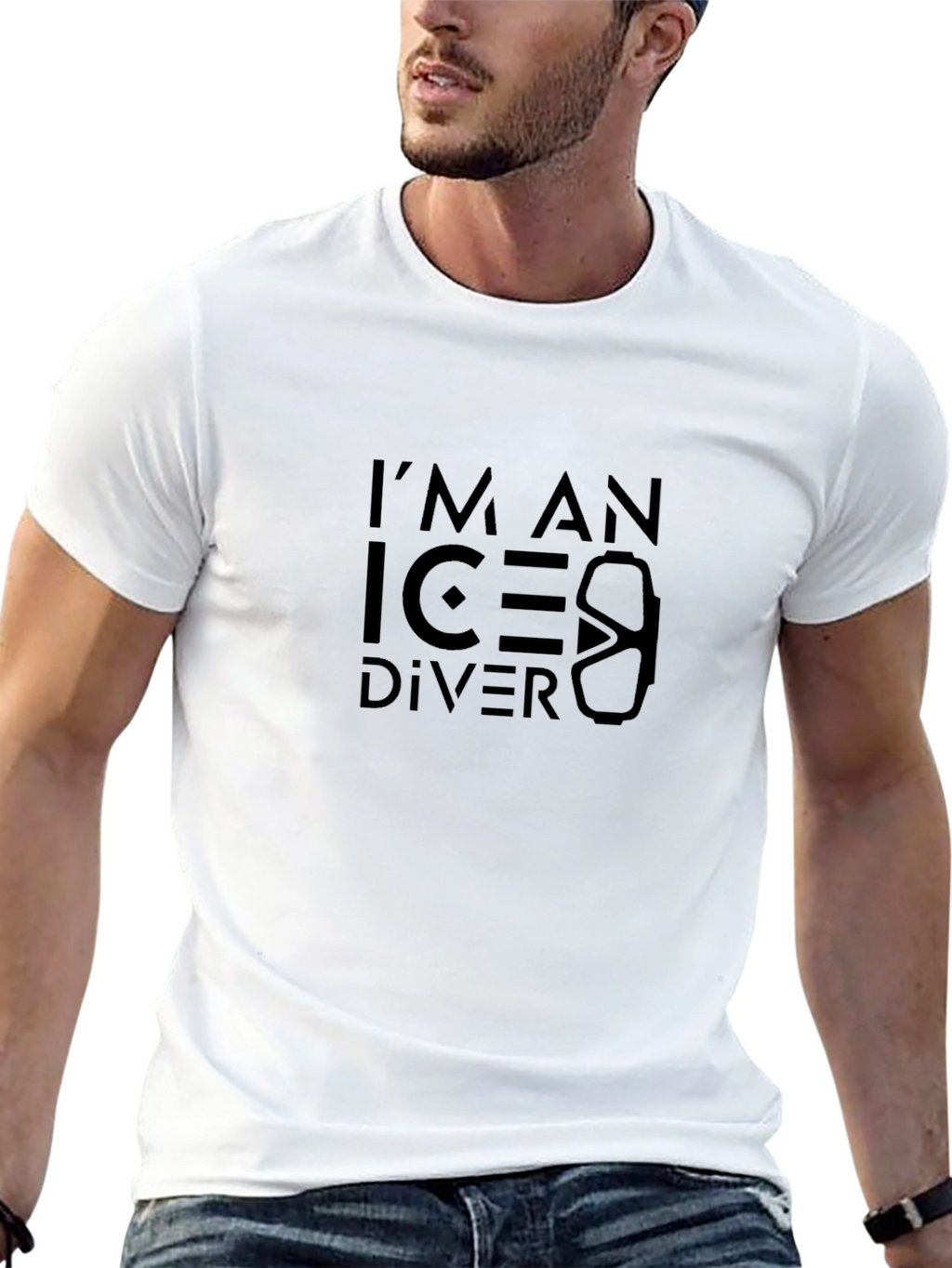 Im An Ice Diver T-Shirt - Black