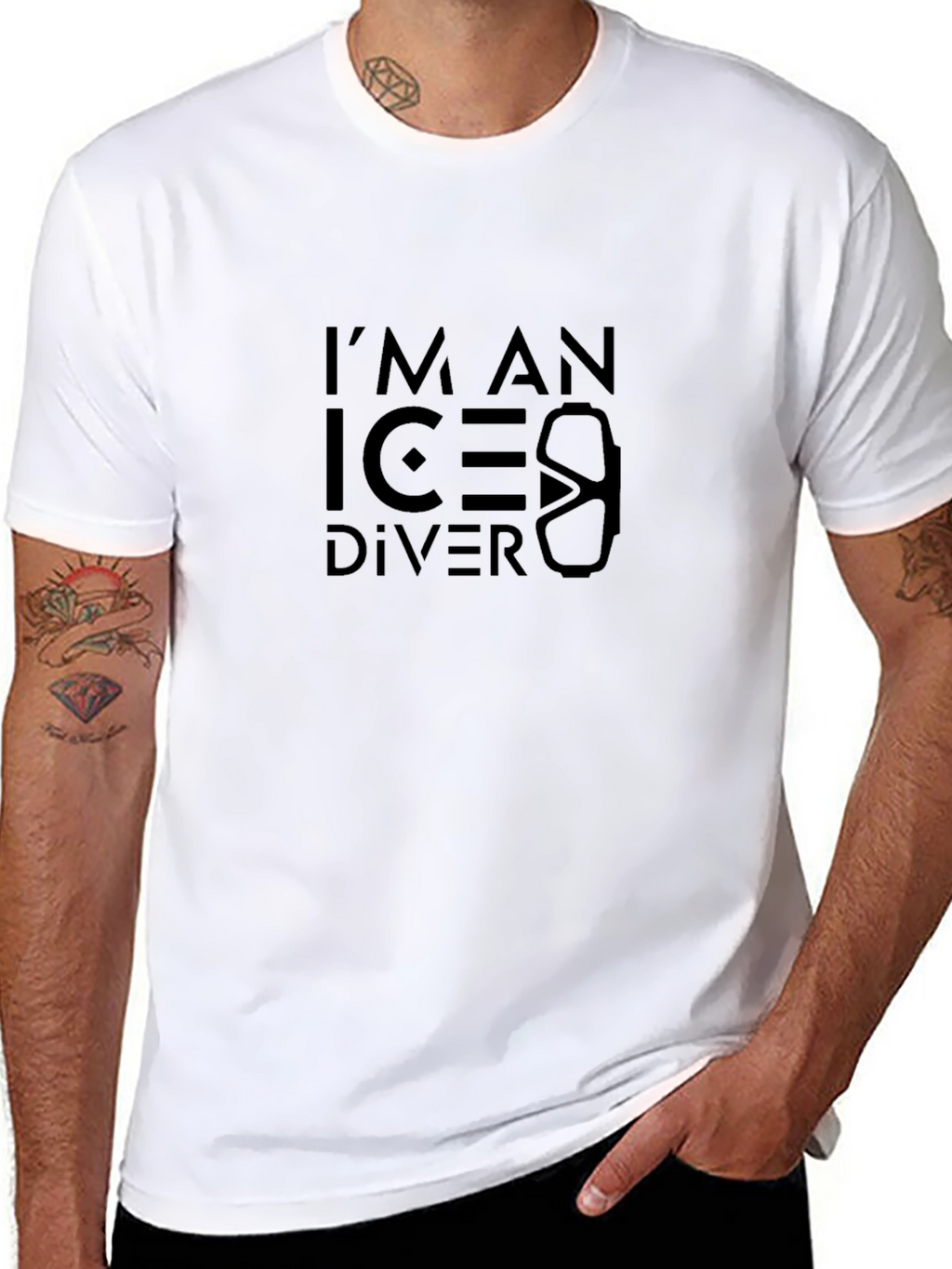 Im An Ice Diver T-Shirt - Black