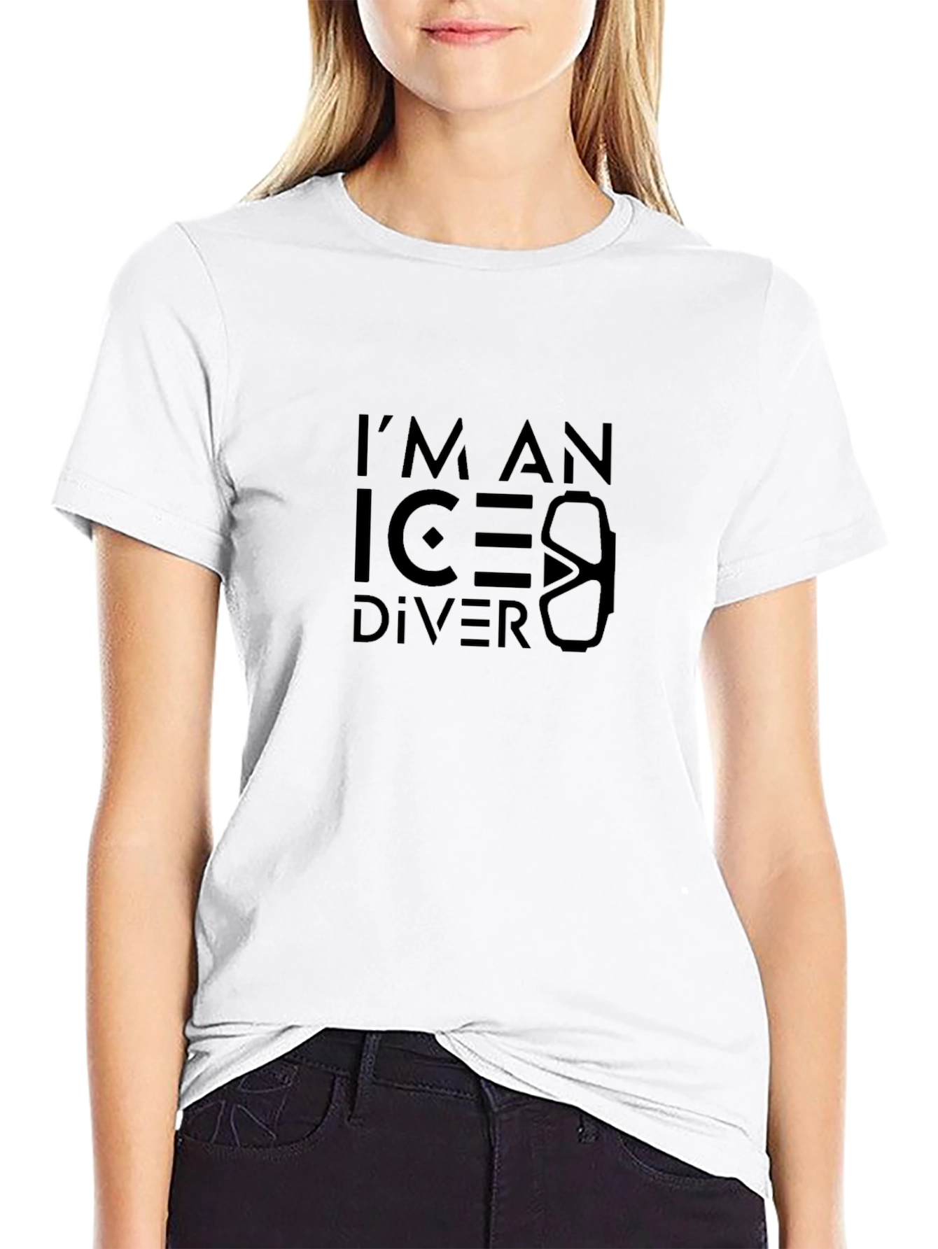 Im An Ice Diver T-Shirt - Black