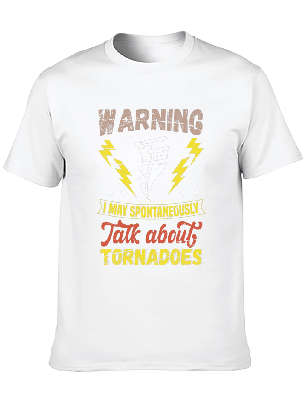 Warning Tornado T-Shirt Funny Weather Tee