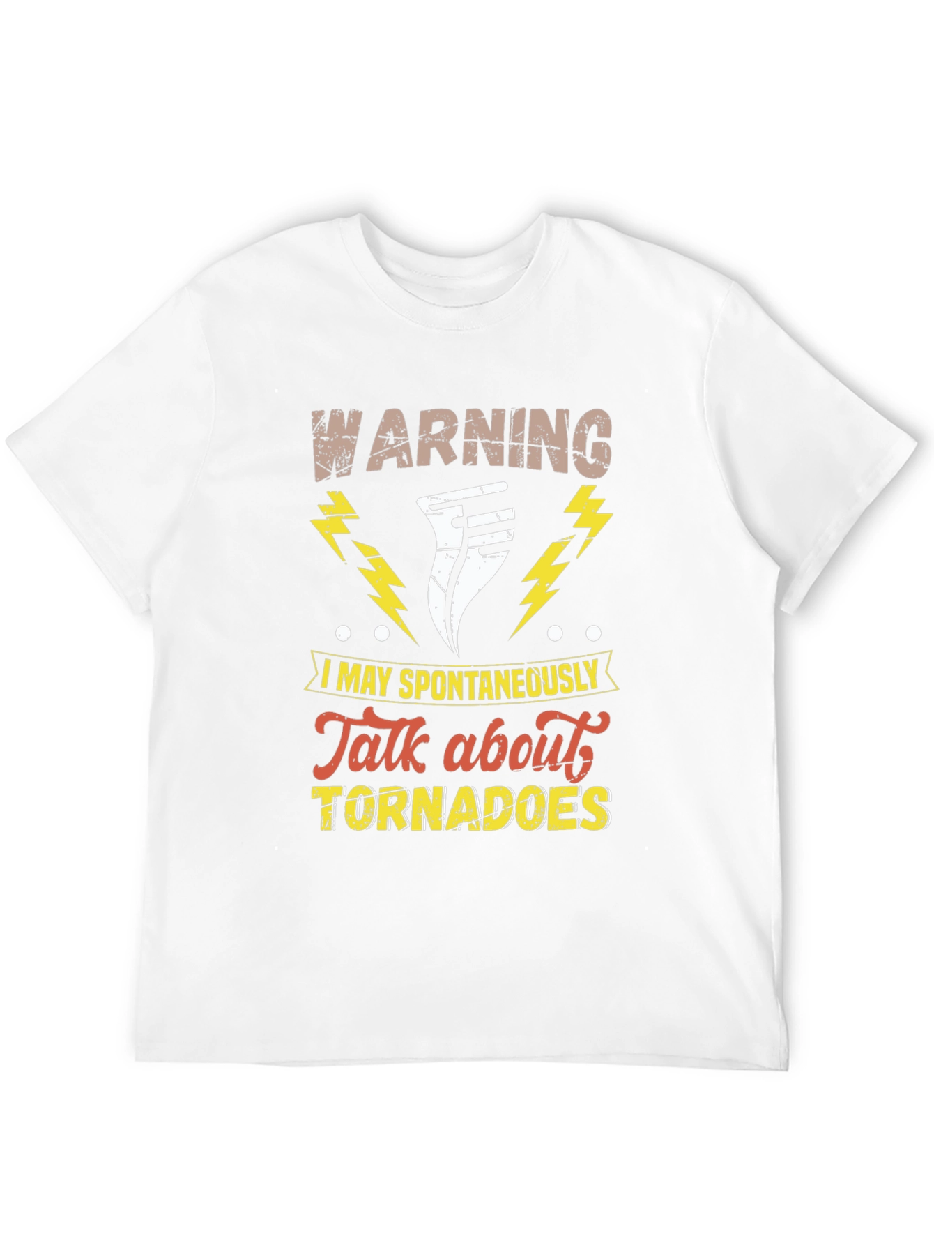 Warning Tornado T-Shirt Funny Weather Tee