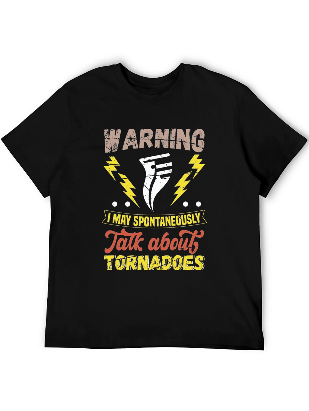 Warning Tornado T-Shirt Funny Weather Tee