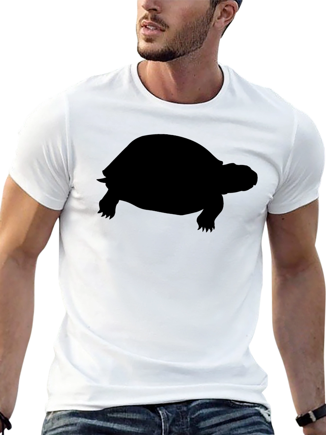 Black Turtle Silhouette T-Shirt