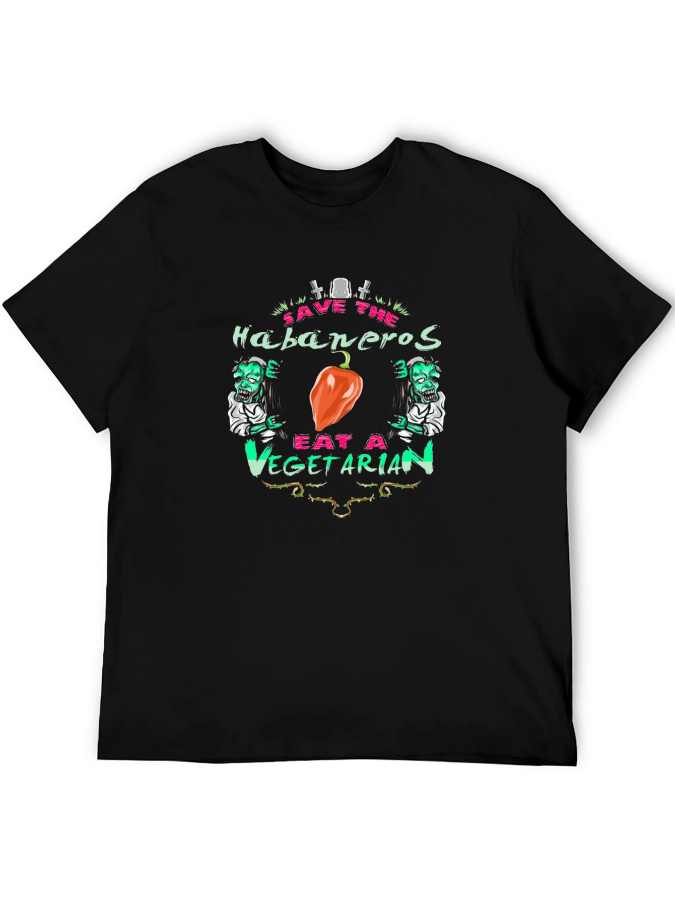 Save the Habaneros Eat a Vegetarian T-Shirt