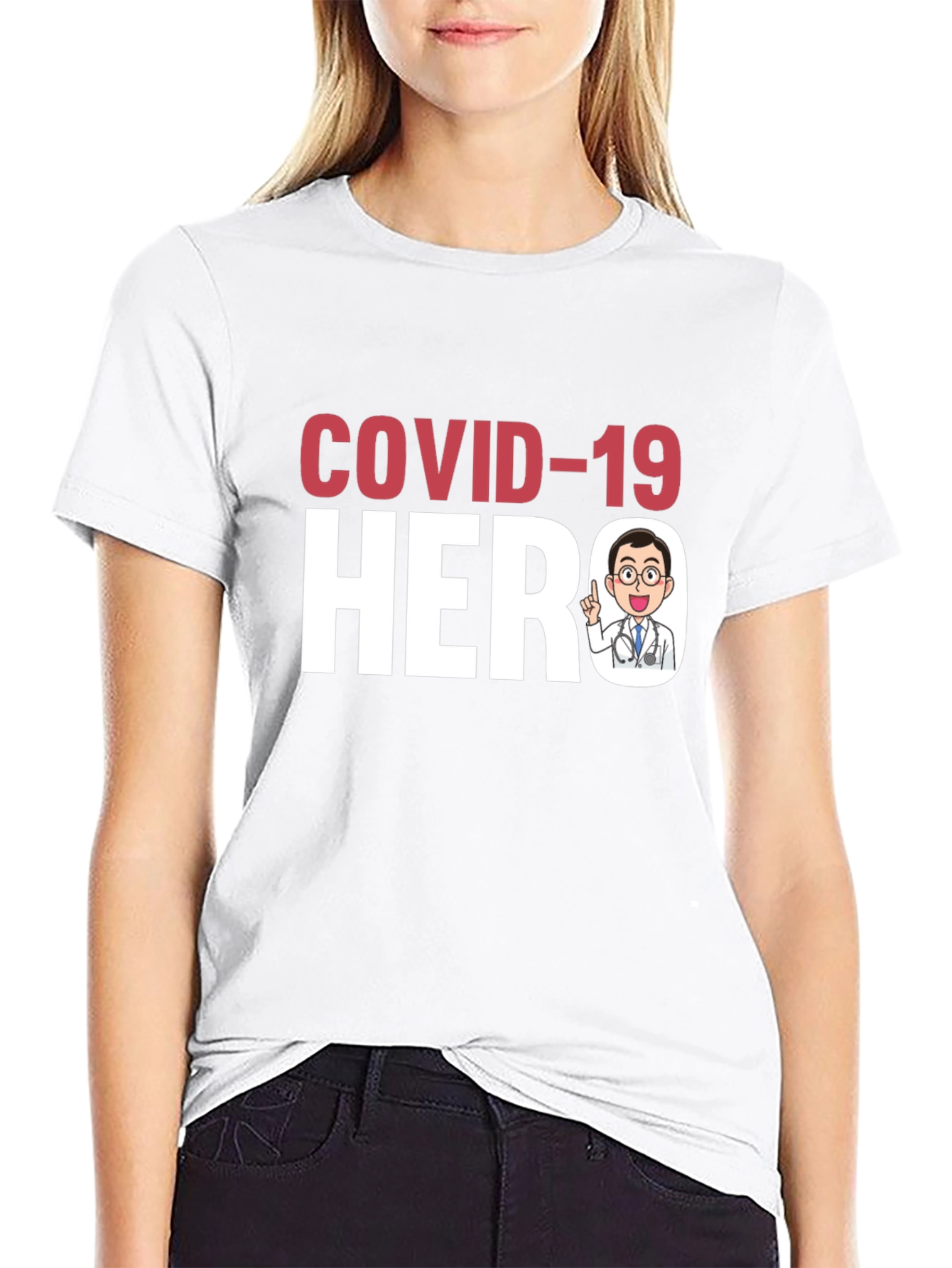 COVID-19 Hero Graphic T-Shirt