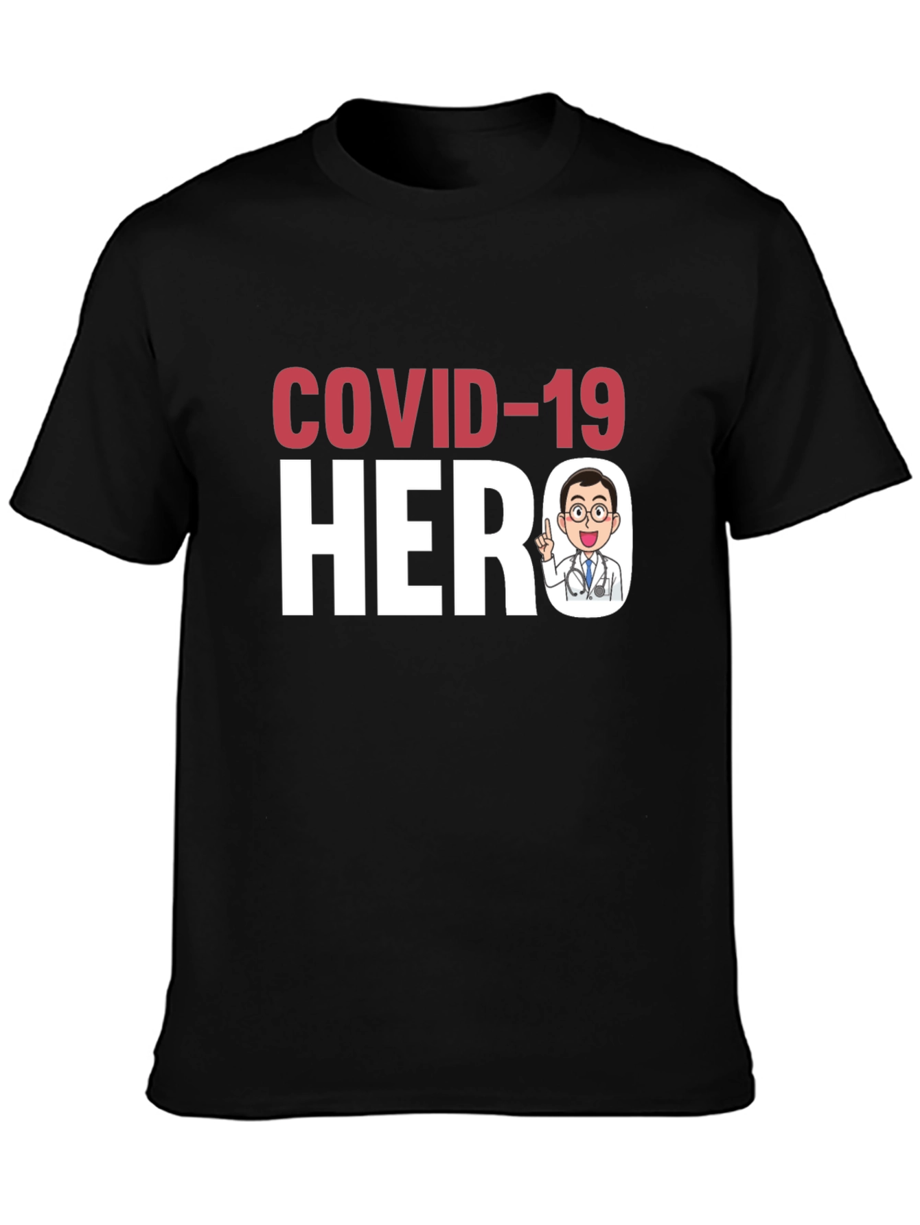 COVID-19 Hero Graphic T-Shirt