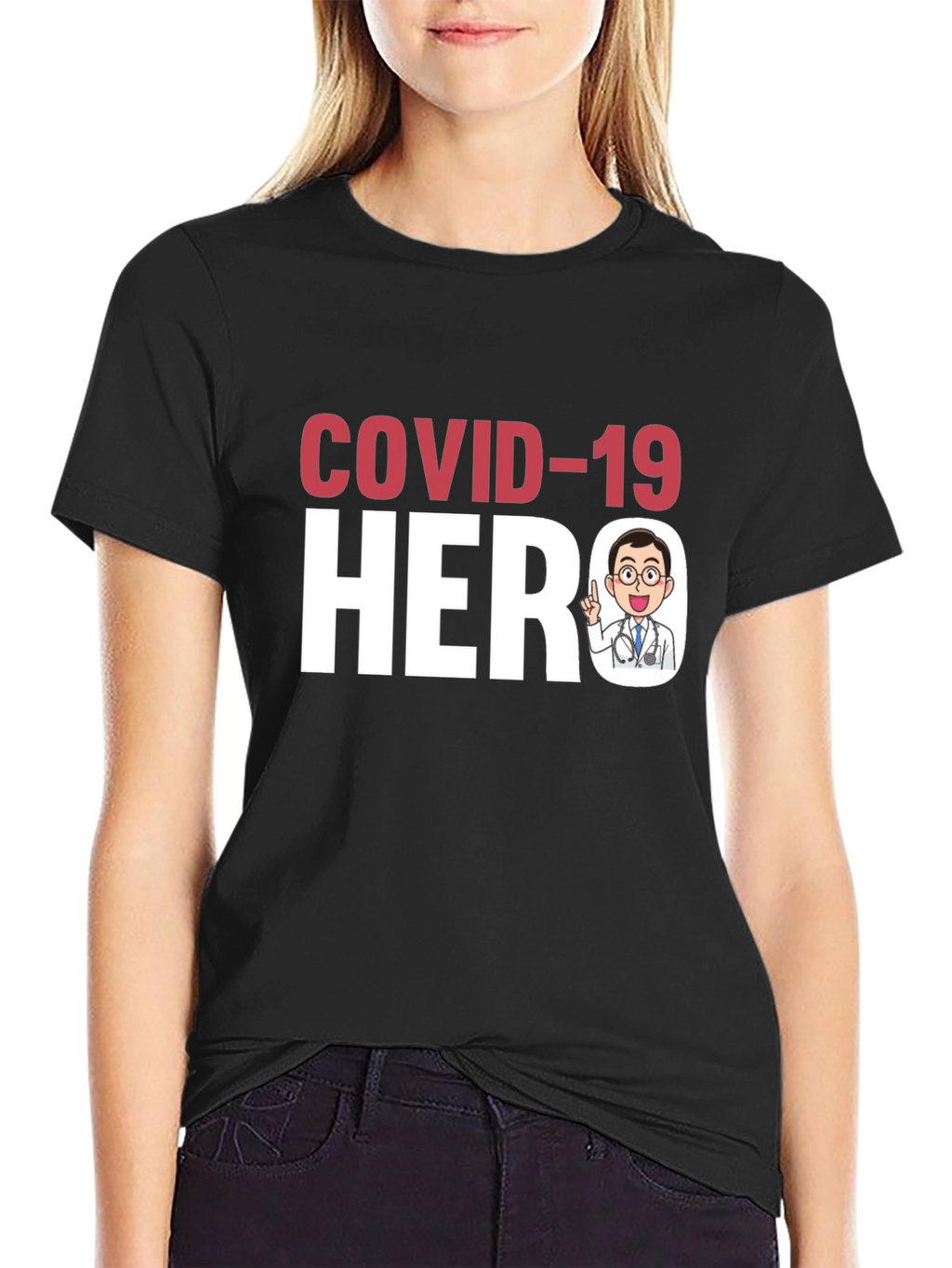 COVID-19 Hero Graphic T-Shirt
