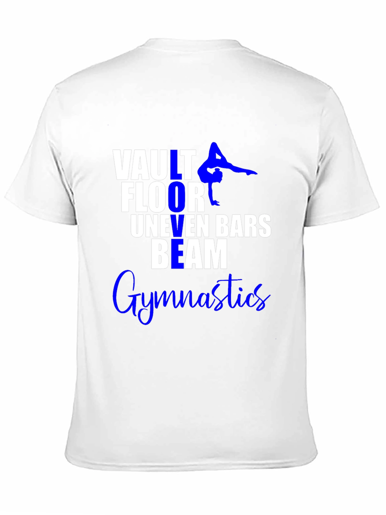 Gymnastics T-Shirt: Vault Floor Beam Design