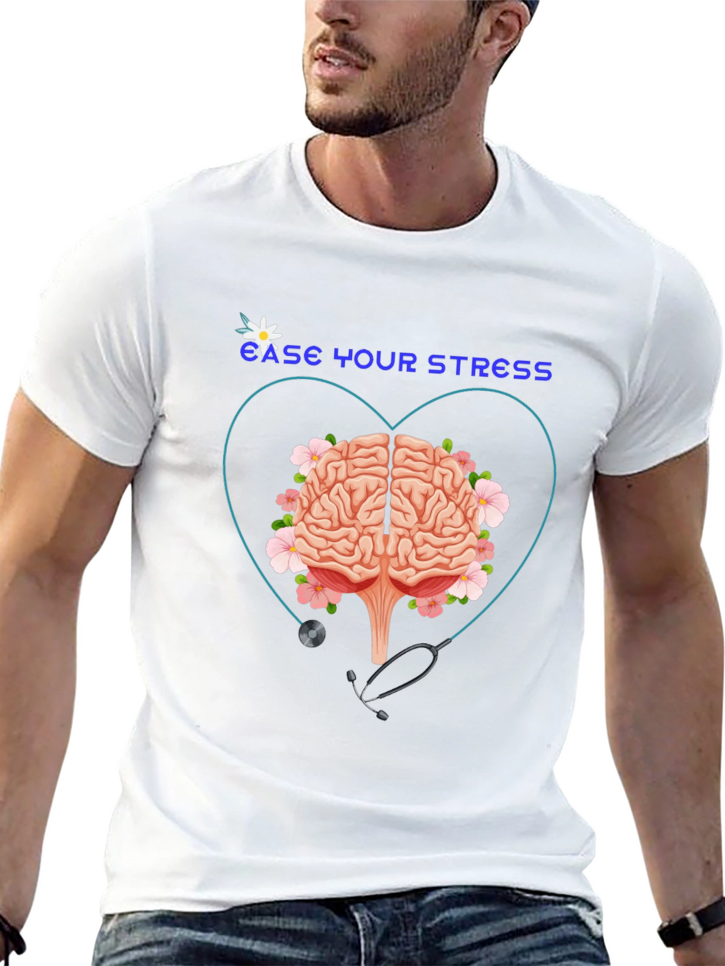 Ease Your Stress Graphic T-Shirt