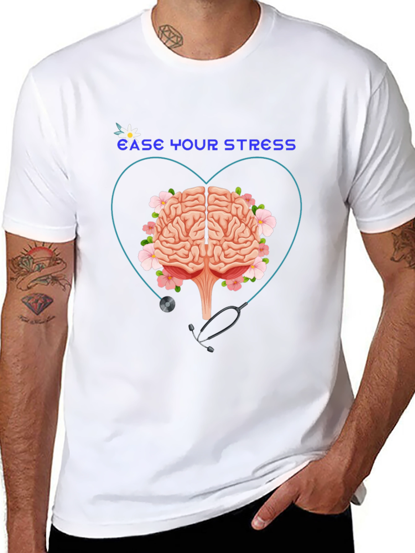 Ease Your Stress Graphic T-Shirt