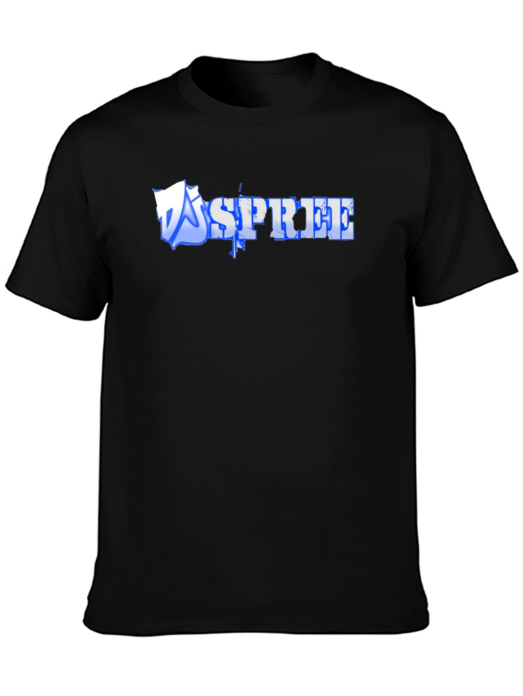 Spree Graphic Black T-Shirt