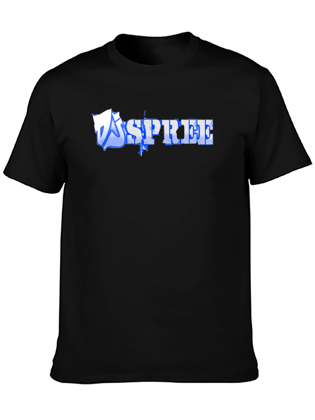 Spree Graphic Black T-Shirt