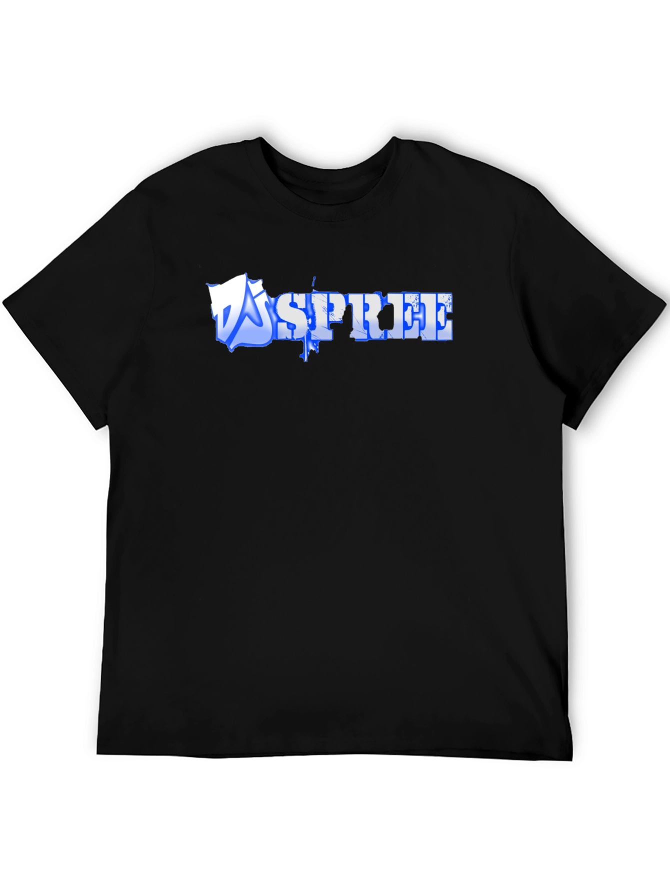 Spree Graphic Black T-Shirt