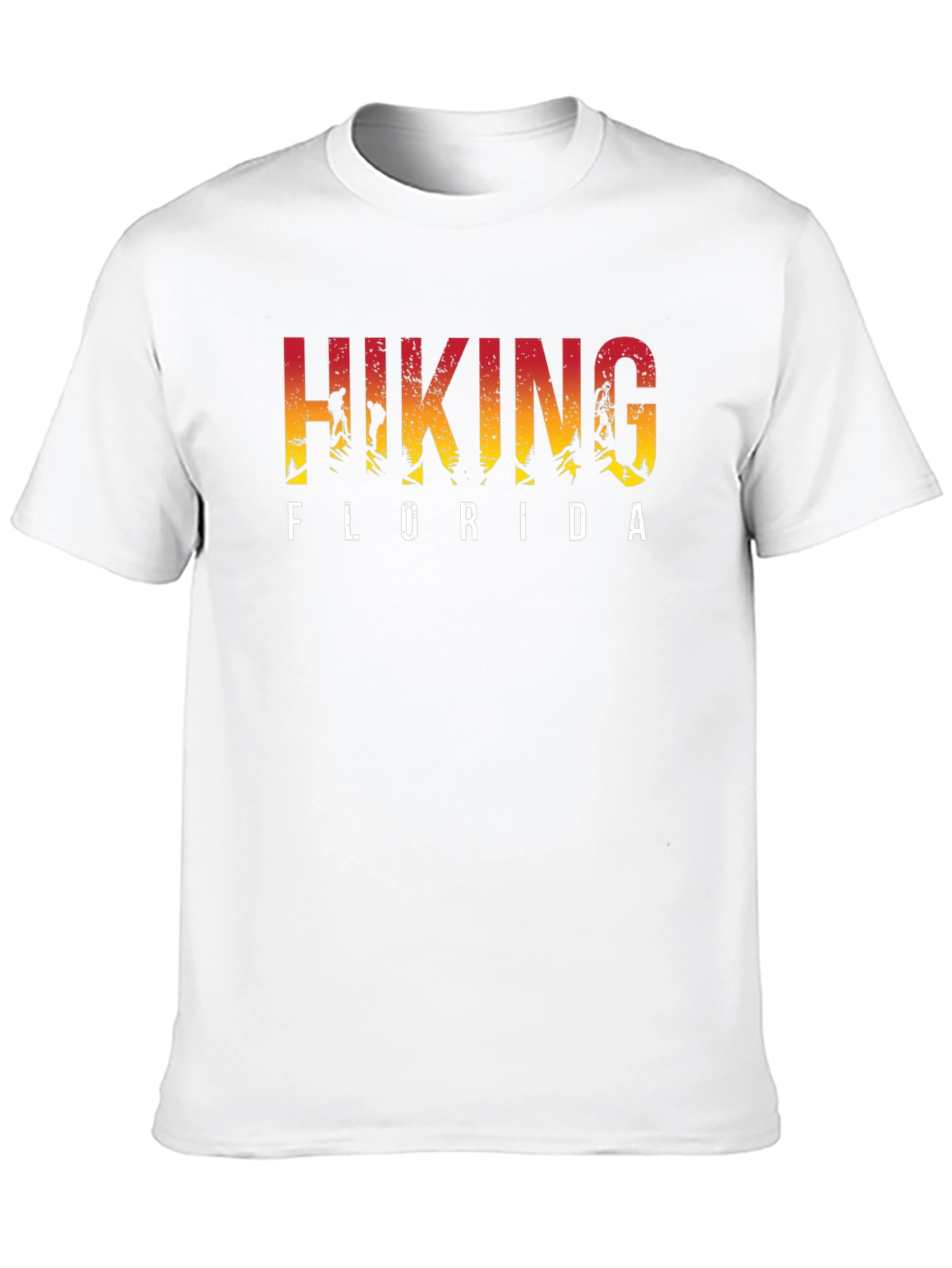 Hiking Florida Black T-Shirt Graphic Tee